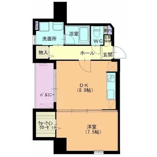 アルカサール【6階】の間取り
