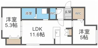 Advantage豊平(アドバンテージ)【3階】の間取り