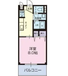 Surplusアルエット【1階】の間取り