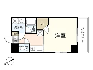 クレール翠【5階】の間取り