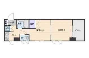 セントラルパレス【2階】の間取り