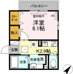 Grace-T【1階】の間取り