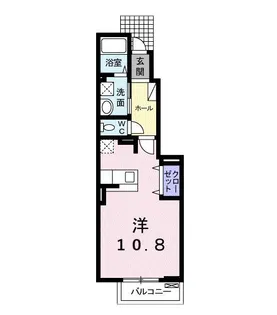 ゴールドクレスト B【1階】の間取り