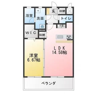 Adream【1階】の間取り