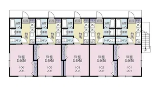 ブリリアント【2階】の間取り