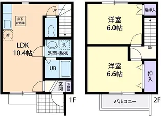 ドミールシルバンの間取り