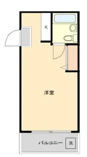 ローズアパートQ22【2階】の間取り