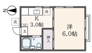 コスモハウス【1階】の間取り
