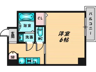 CLASS HILLS新深江【4階】の間取り