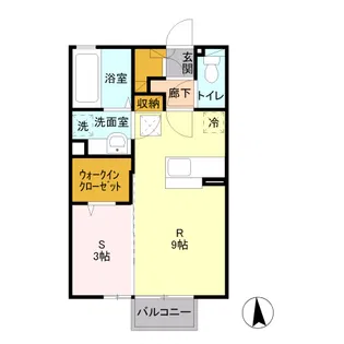 ブラウ バウムA【2階】の間取り