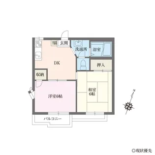 ファインスクエア【2階】の間取り