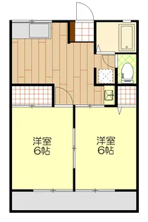 ドウヤハイム【1階】の間取り