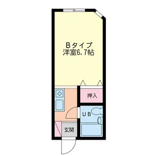 フレックスハイムII【1階】の間取り