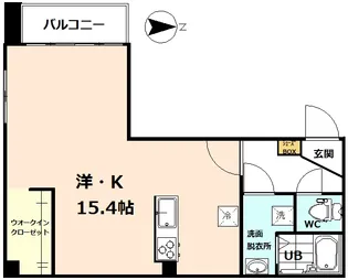 富山県富山市山王町【マンション】の間取り