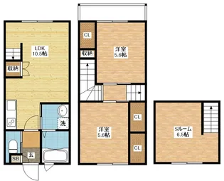 modern palazzo戸石Eの間取り