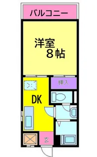 新屋第1マンション【4階】の間取り
