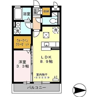 ロイヤルニュータウン【1階】の間取り