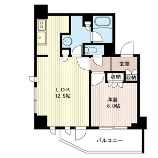 エスティメゾン北新宿【2階】の間取り