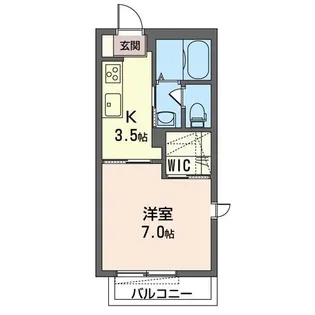 ■シャーメゾン花みずき【2階】の間取り
