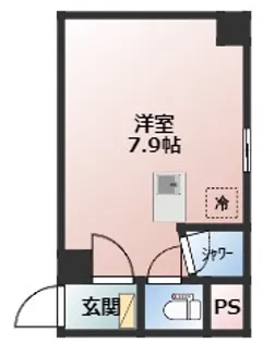 コーポ大善【10階】の間取り