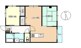 メゾン関【1階】の間取り
