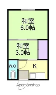 千秋荘【2階】の間取り