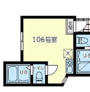 ユナイト星川クロックムッシュ【2階】の間取り