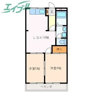 メゾンライフ【2階】の間取り