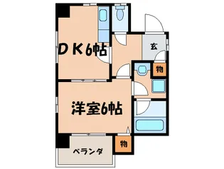 ALBA烏丸御池【9階】の間取り