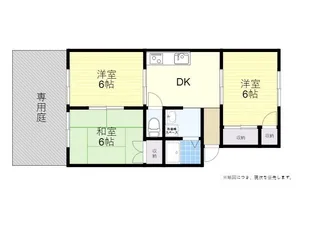 アネックス皆春 A棟【1階】の間取り
