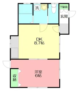 カーサ立場【1階】の間取り