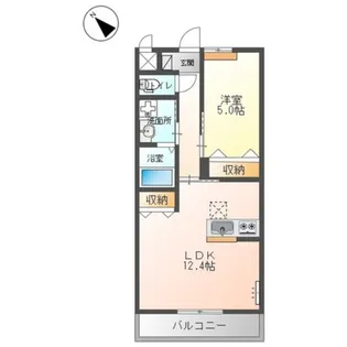 プランドール【1階】の間取り