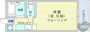 ウエストハウス井上【2階】の間取り