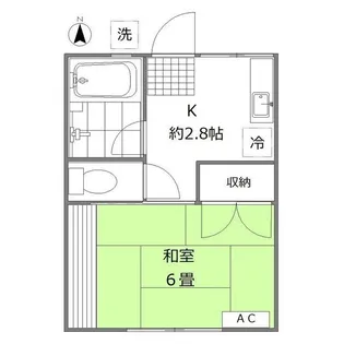 メゾン小林【2階】の間取り