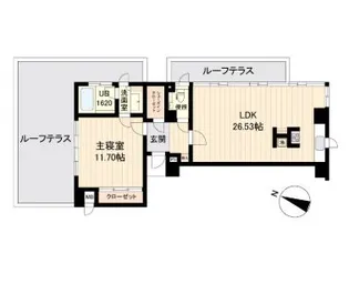 エスティメゾン白金台【6階】の間取り
