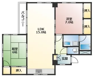 第2水野ビル【3階】の間取り