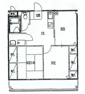 神奈川県秦野市柳町1【マンション】の間取り