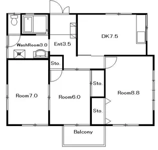 池田ハイツ【2階】の間取り