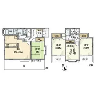 東京都町田市相原町【一戸建】の間取り