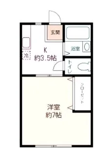 アントス【2階】の間取り