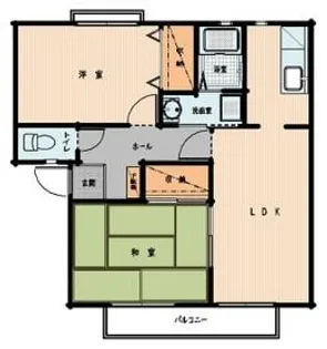 サンガーデンネモト【2階】の間取り