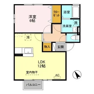 BEST HOUSE B【2階】の間取り