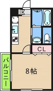 ウェルシー【2階】の間取り