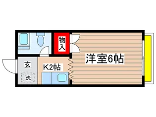 グローリーヒル【1階】の間取り