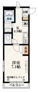 ハーベスト【1階】の間取り