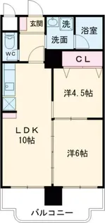OMマンション東生駒【7階】の間取り