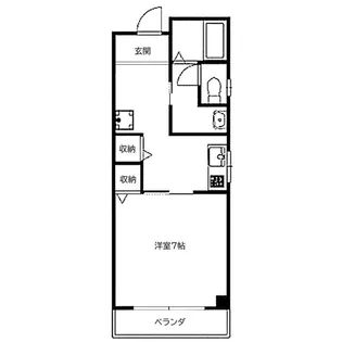 大阪府大阪市此花区島屋3【マンション】の間取り