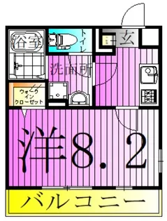 東京都足立区扇2【マンション】の間取り