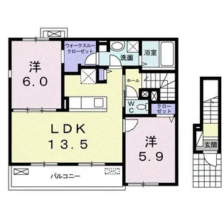 ジャンティ A【2階】の間取り