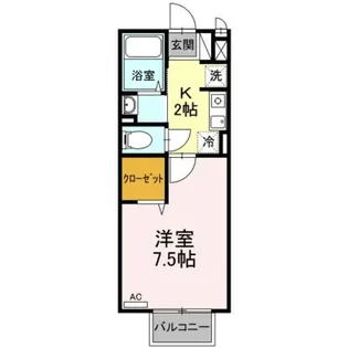 神奈川県相模原市緑区原宿2【アパート】の間取り